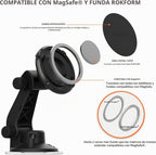 ROKFORM - Soporte magnético ajustable para el parabrisas, compatible con