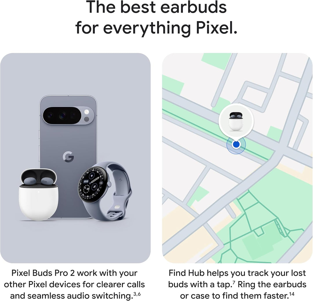 Google Pixel Buds Pro 2 - Auriculares inalámbricos Bluetooth con ca...