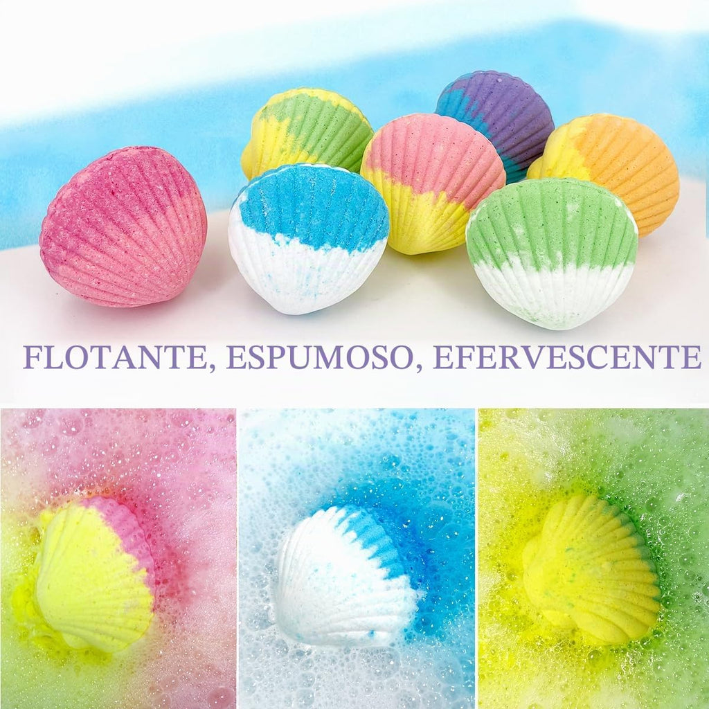 Bombas de baño de concha mágica Clear&Fresh para niños con joyas sorpresa