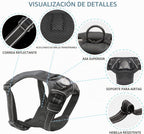 Arnés para perro con soporte AirTag 100% impermeable, chaleco para perro
