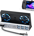 Estación de acoplamiento de doble ventilador 14 en 1 para Steam Deck/ROG