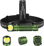 OLIGHT Perun 3 - Linterna frontal recargable, luz roja, impermeable