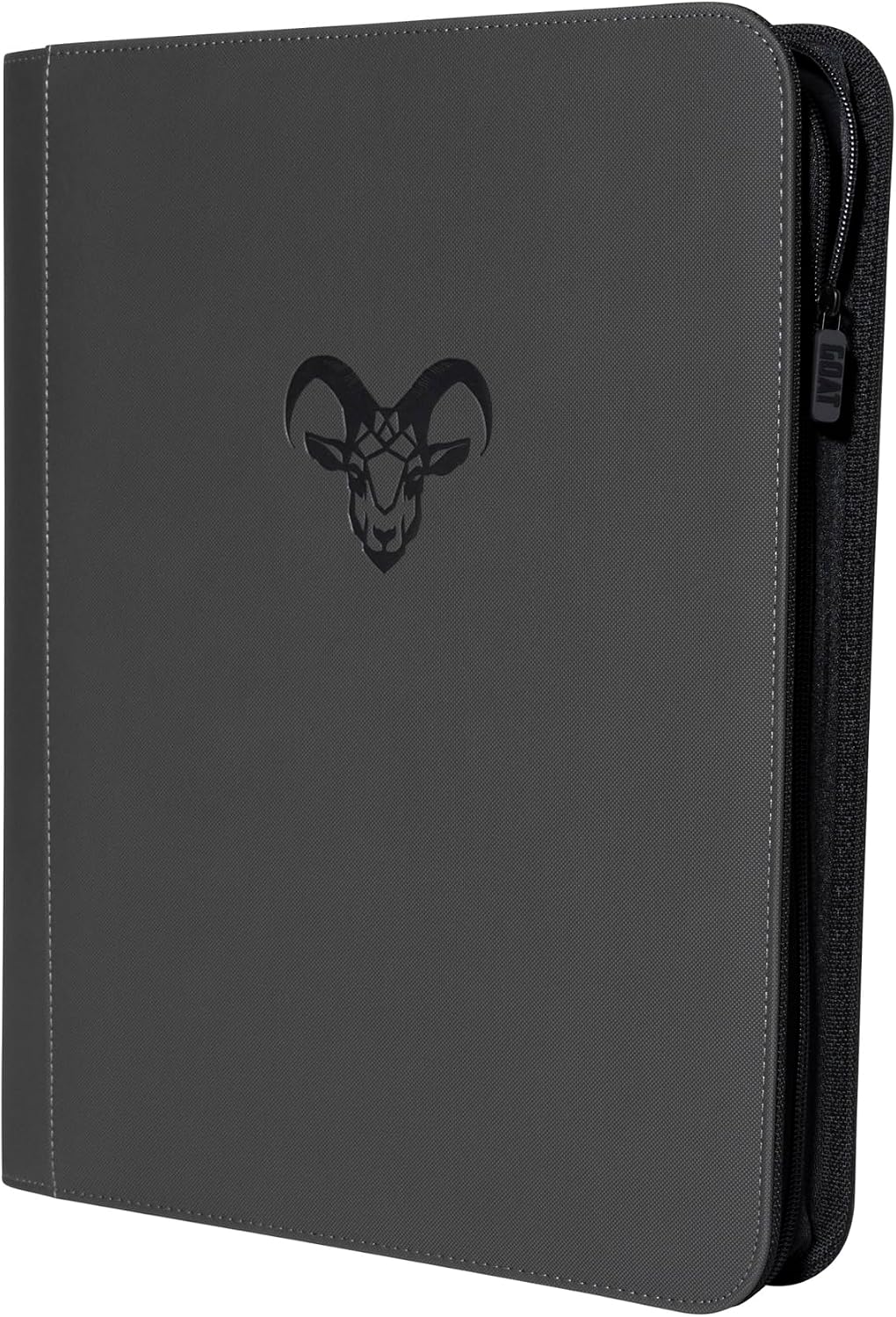 Goat Armor 9 Pocket Toploader Binder Hold 252 Trading Cards | Gris carbón