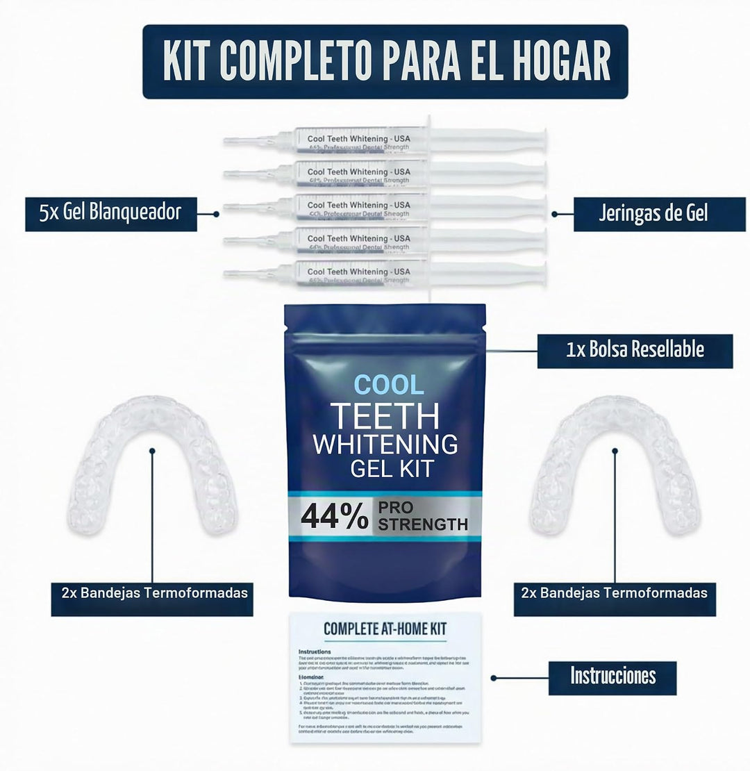 Repuestos de gel blanqueador para dientes Cool Teeth Whitening (TM)...