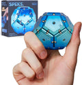 Speks Geode - Juguete magnético antiestrés | Juguete sensorial de escritorio para adultos y adolescentes de 14 años en adelante | Regalo para el alivio del estrés | Esfera, azul
