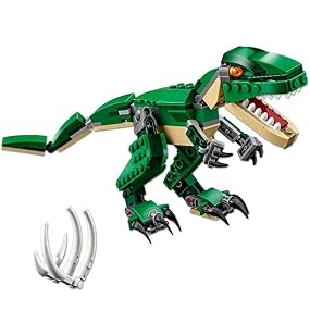 LEGO Creator 3 en 1 Mighty Dinosaur Toy se transforma de