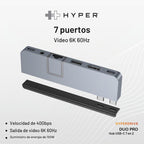 Hyper, HD575-SIL, hub USB 4