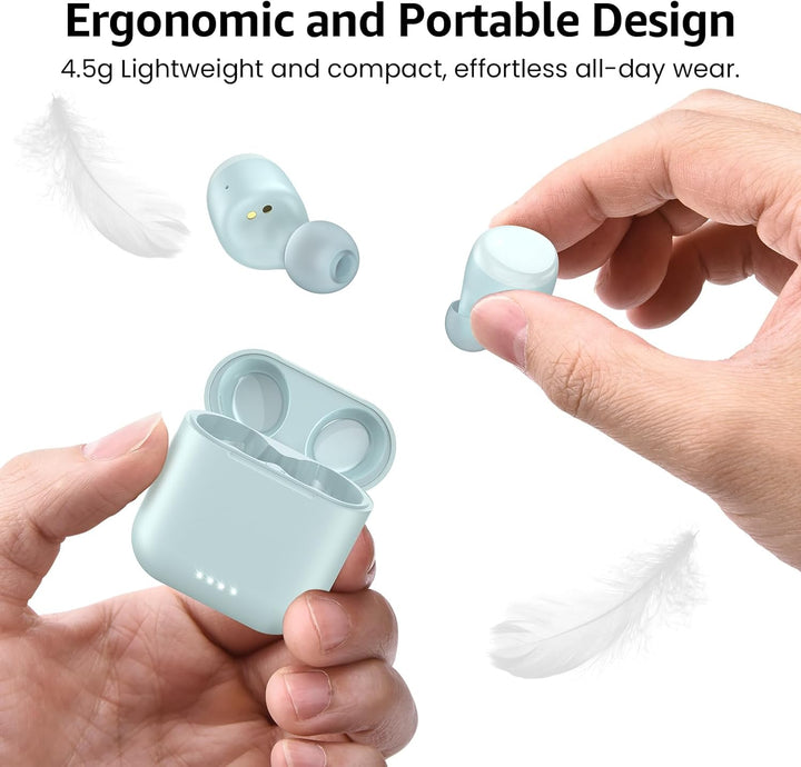 TOZO Auriculares inalámbricos T6, auriculares Bluetooth 5.3, sonido...