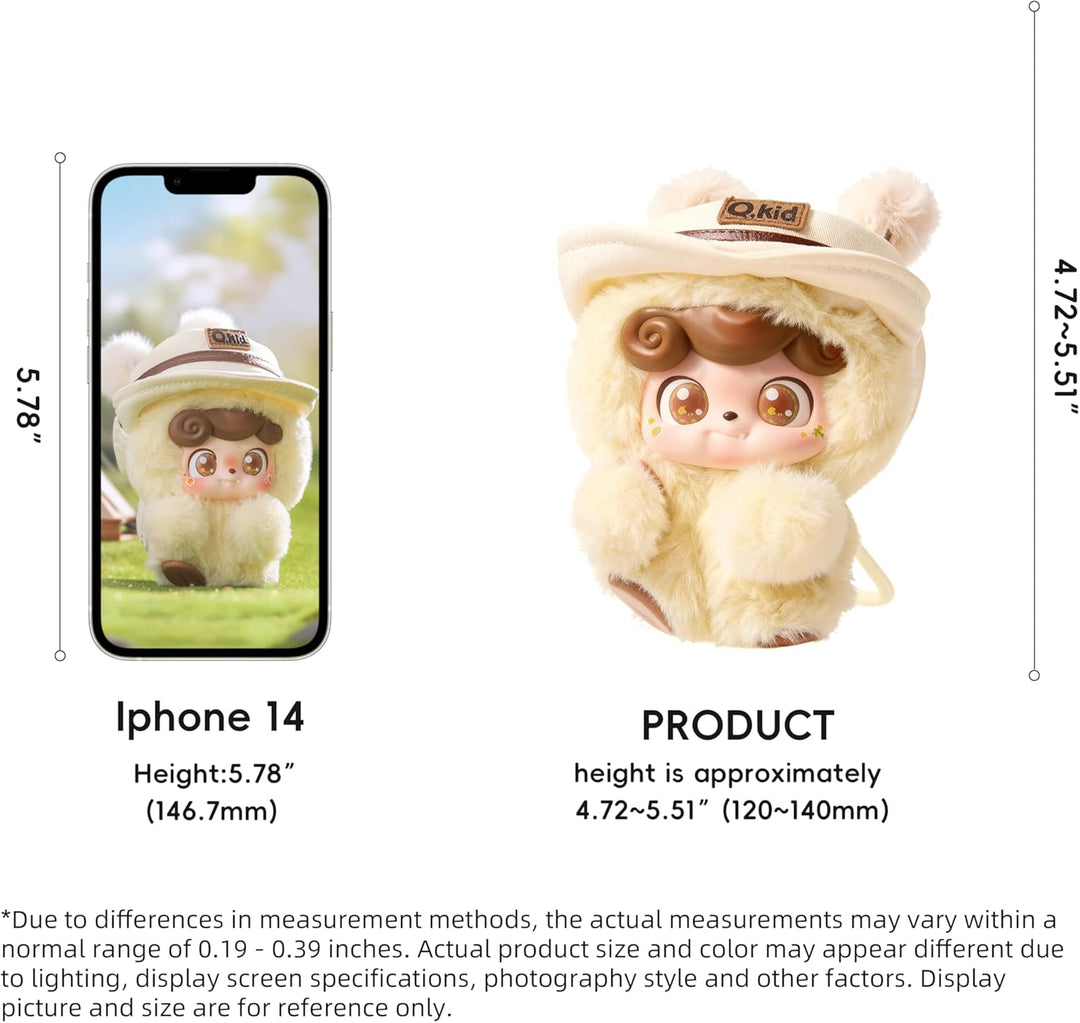 POP JOY Blindbox QKid de felpa de PVC serie de actividades