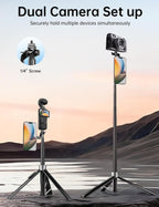 Trípode magnético para teléfono de 70 pulgadas, trípode para selfie stick para iPhone MagSafe y cámara
