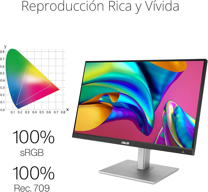 ASUS ProArt PA279CV - Monitor profesional USB-C 4K UHD de 27 pulgad...