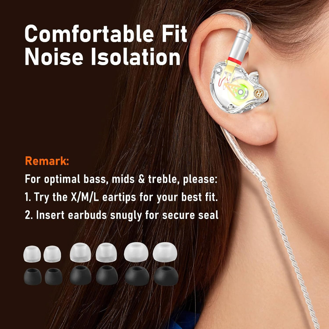 Vibes 202 - Auriculares con cable - Auriculares HiFi in Ear Monitor...