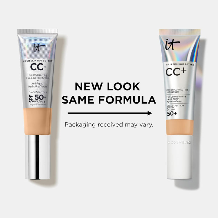 IT Cosmetics CC+ Cream - Natural Full Coverage Foundation With SPF...
