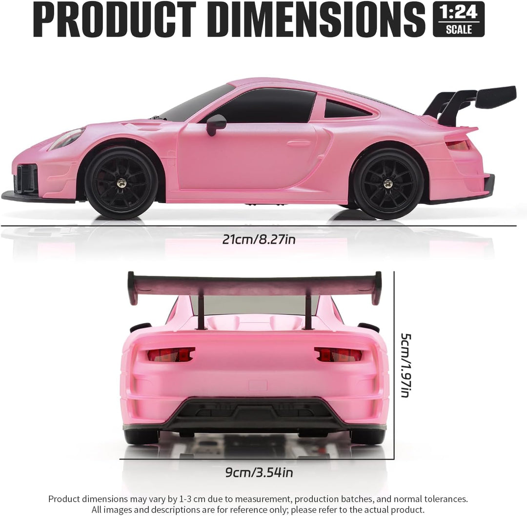Aka Supaku Coche de deriva a control remoto, 1:24 4WD, vehículo con...