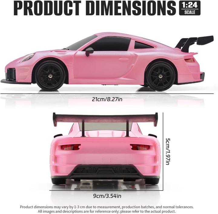 Aka Supaku Coche de deriva a control remoto, 1:24 4WD, vehículo con...