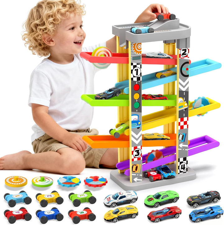 aotipol Juguetes Montessori para niños de 2 a 3 años, juego de ramp...