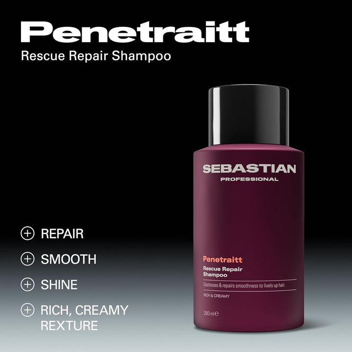 Sebastian Professional Penetraitt Rescue Repair Shampoo | Fortaleci...