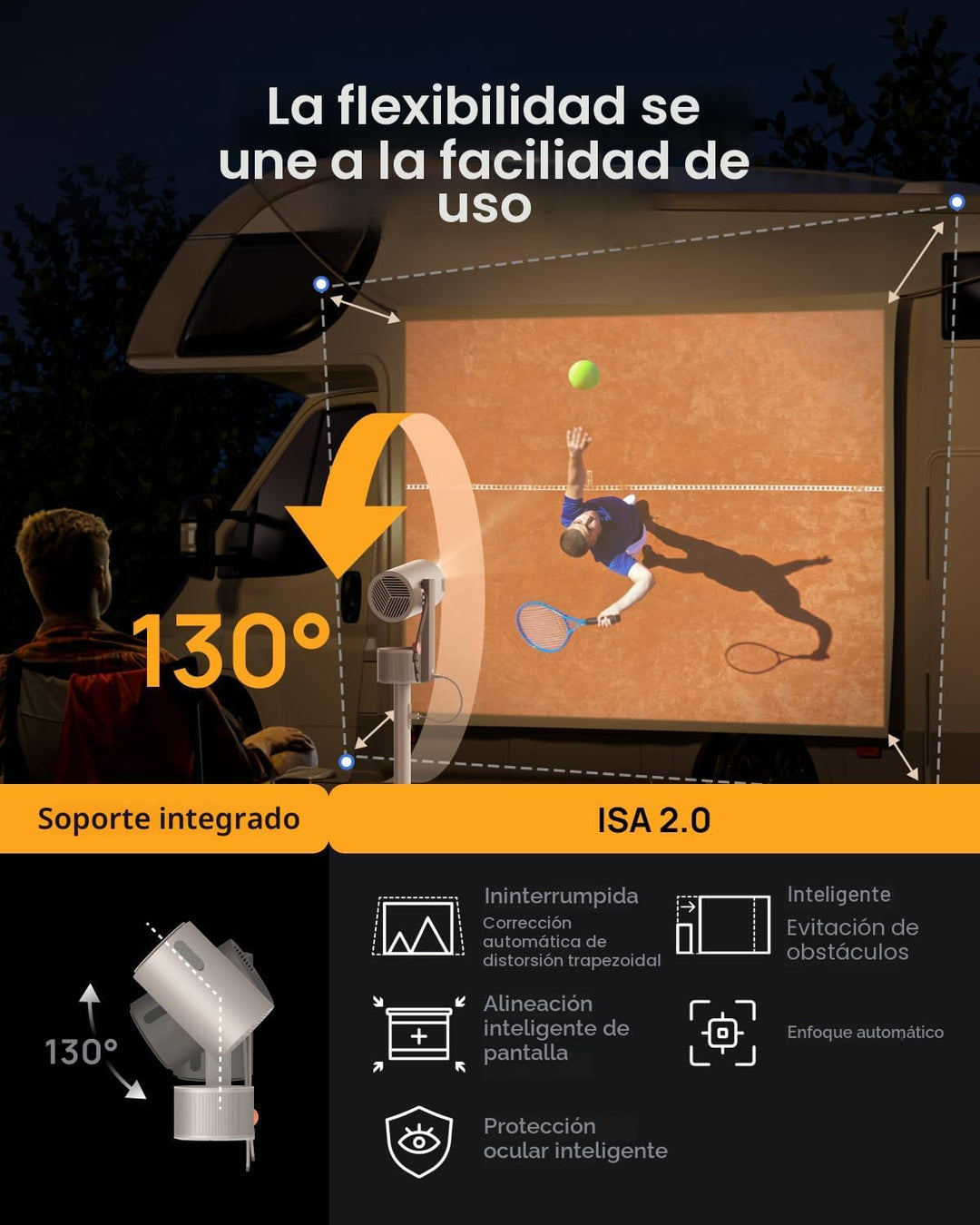 XGIMI MoGo 3 Pro Nuevo proyector portátil, Google TV con licencia N...