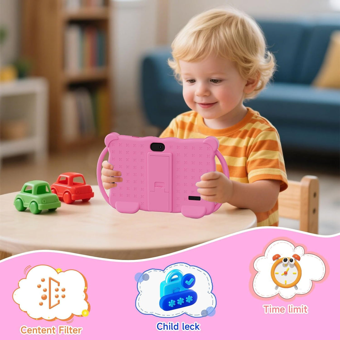 Vyrolinia Tablet para niños de 7 pulgadas, Android 14.0 para niños...