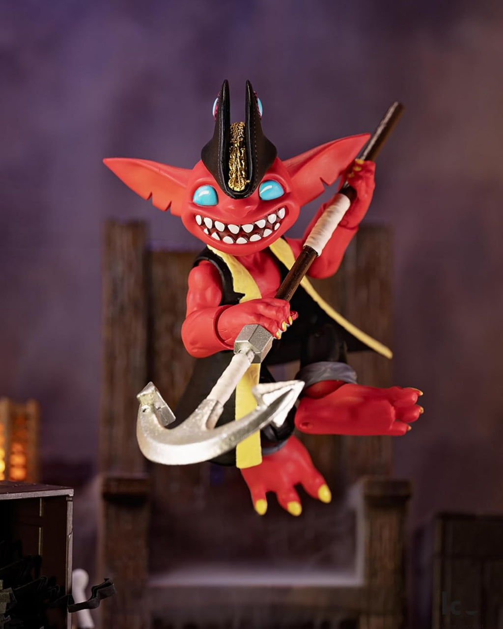 Figura de acción de pirata de furia maldita