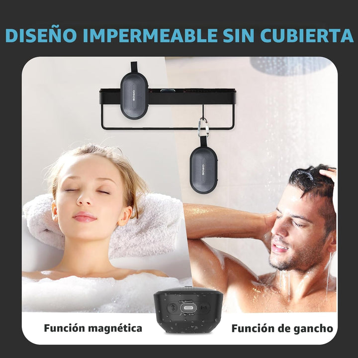 SOWO Altavoz Pequeño Portátil Inalámbrico, Altavoz Ultra Magnético...