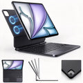 BOBOLEE Funda de teclado delgada de aluminio para iPad Air de 13 pulgadas