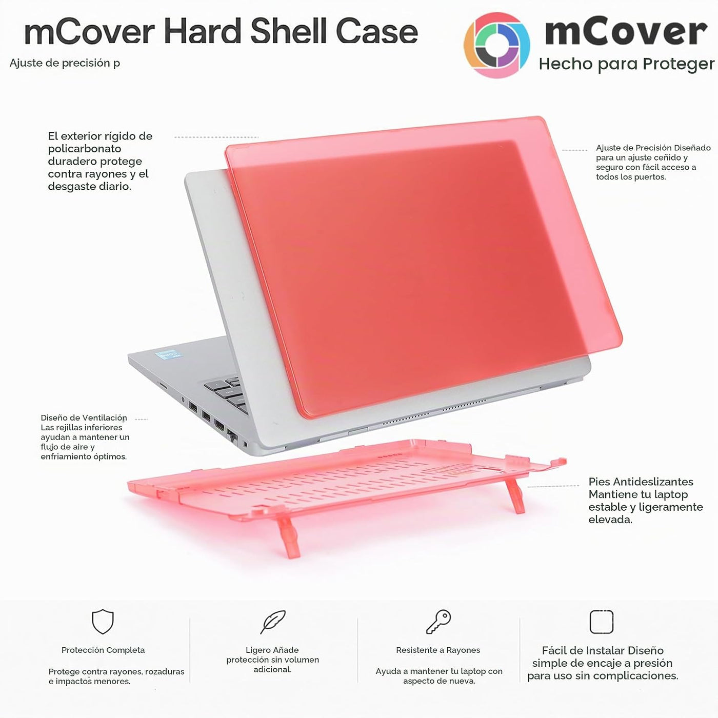 mCover Funda solo compatible con PC portátil Dell Latitude 5420 543...