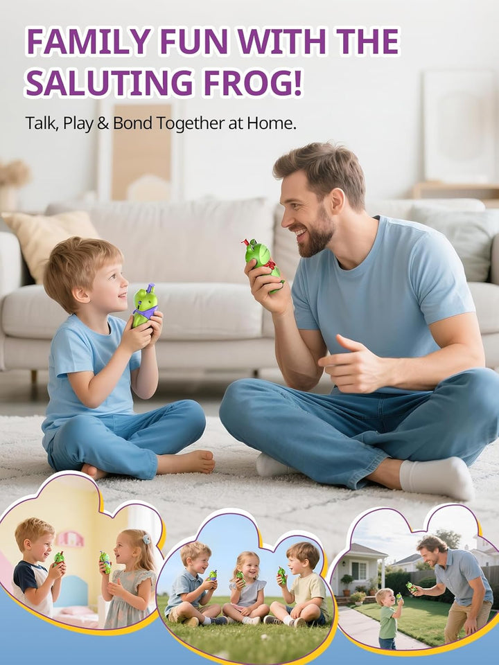 Inspireyes Walkie Talkies para niños pequeños recargables, juguetes...