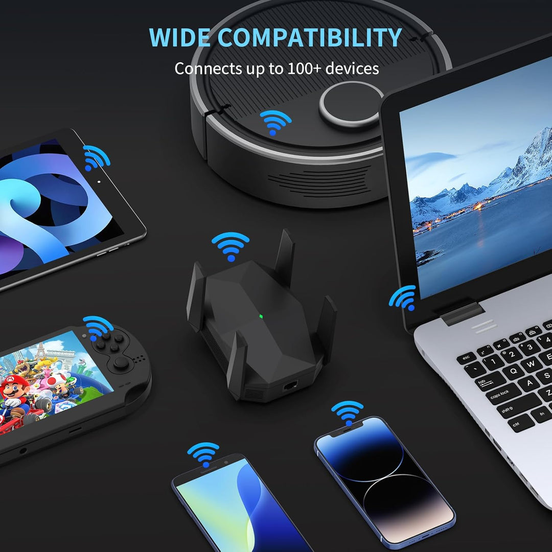 Extensor de Rango WiFi 6 AX3000 de 2025, Extensor de Señal WiFi con...