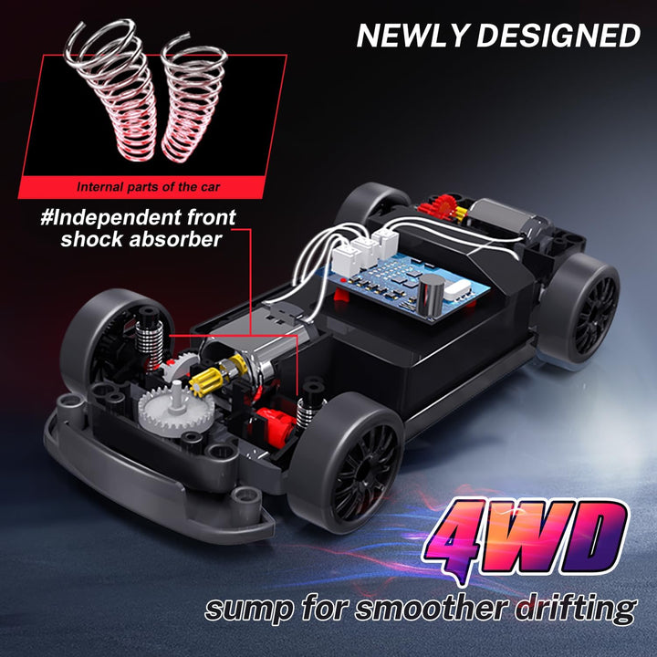 ACAMMZAR Coche de deriva a control remoto 1:24 para niños, 20 KM\/H...