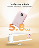 WeeFancy Cargador portátil pequeño de 10000 mAh, mini banco de ener...