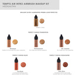 TEMPTU Kit de maquillaje Air Intro Airbrush: juego de 9 piezas incl...