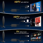 Antena de TV digital 2026 interior para canales locales para antena de TV