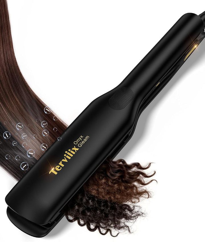 Terviiix Plancha alisadora de pelo, cubre más cabello en una pasada...