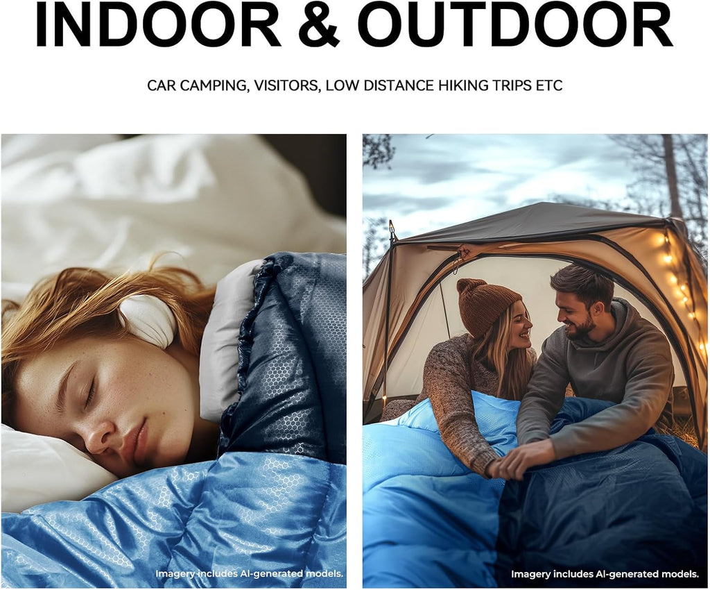 Sacos de dormir para adultos y niños de 4 estaciones para