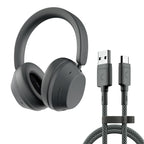 Clemm Paquete de auriculares inalámbricos preestablecidos y cadena USB-A a tipo C