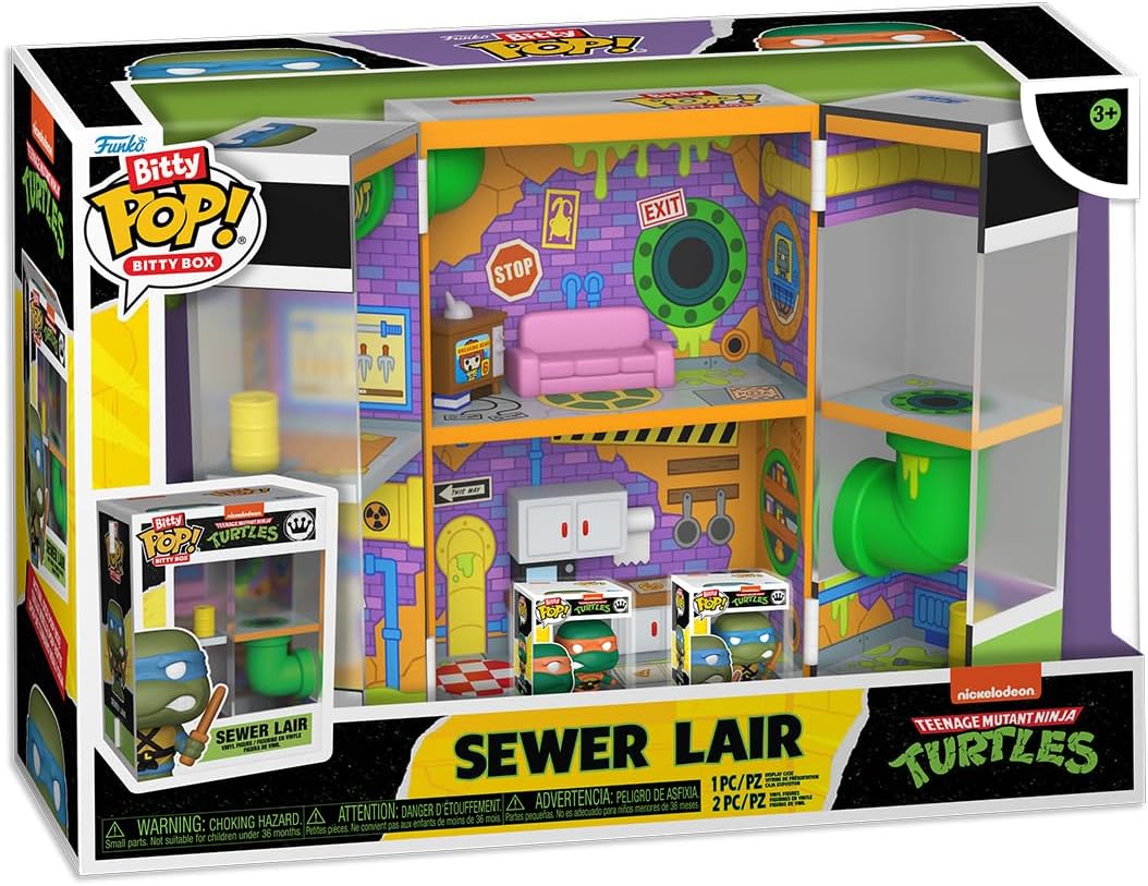 Funko Pop! Bitty Boxes: Teenage Mutant Ninja Turtles - Alcantarilla...