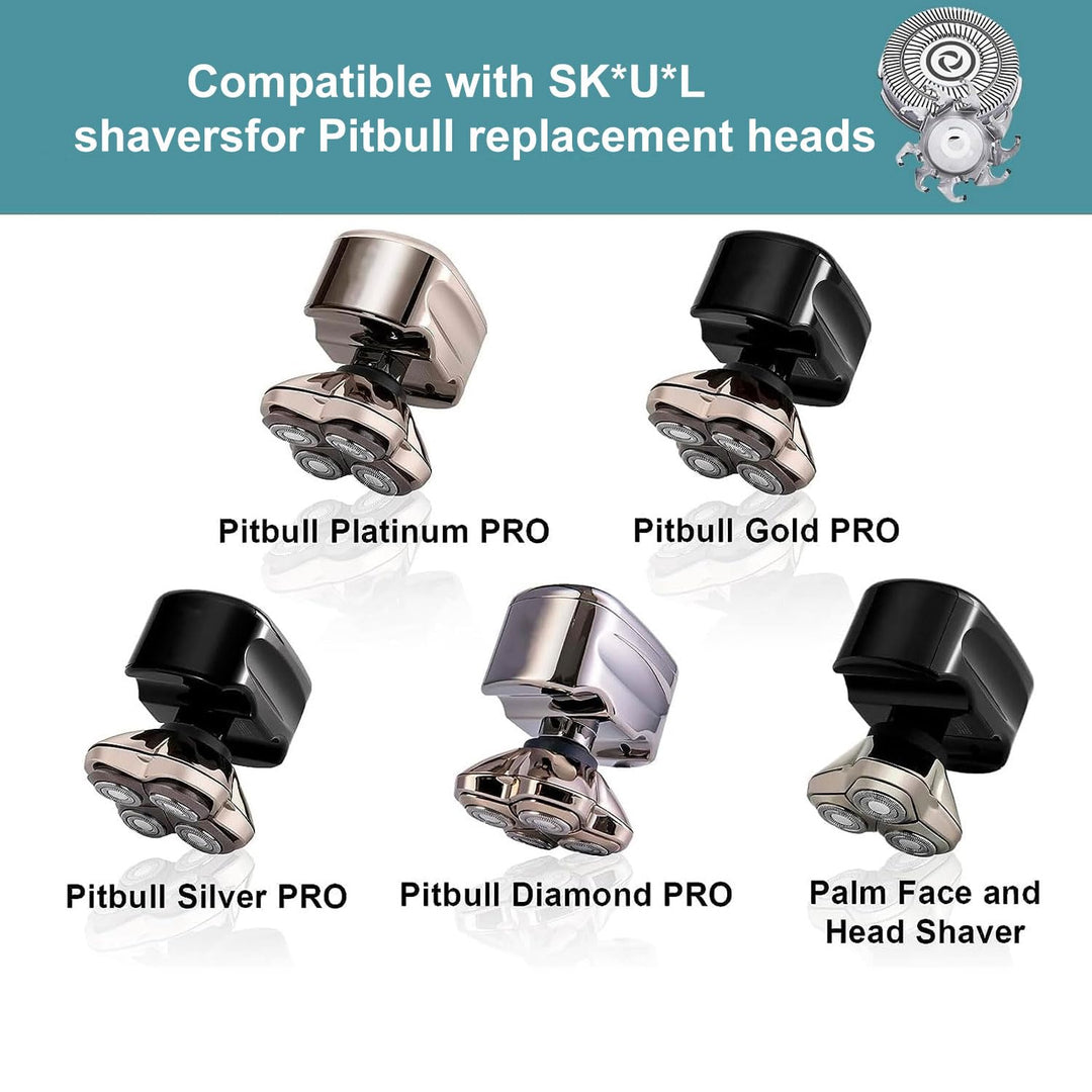 Cuchillas de repuesto para afeitadora Skull Shaver Pitbull Gold PRO...