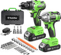 Taskstar Kit combinado de taladro inalámbrico y destornillador de impacto