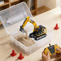 1/64 MINI RC Excavadora con juego de caja de arena