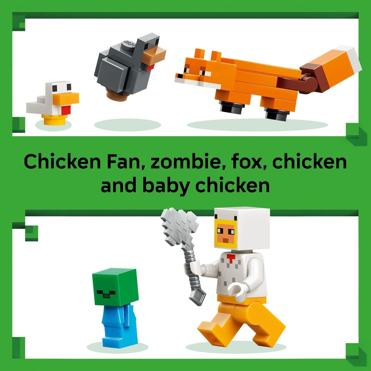 LEGO Minecraft Chicken Farm - Juguete de construcción y