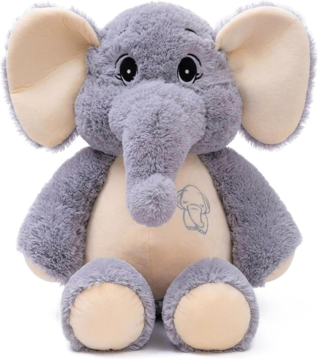 GailiMaiYa Animal de peluche de elefante de 21 pulgadas, juguete de...