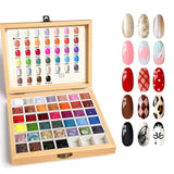 GZIXBDA Kit de Gel de Pintura con Esponja y Herramientas, 39 Colore...