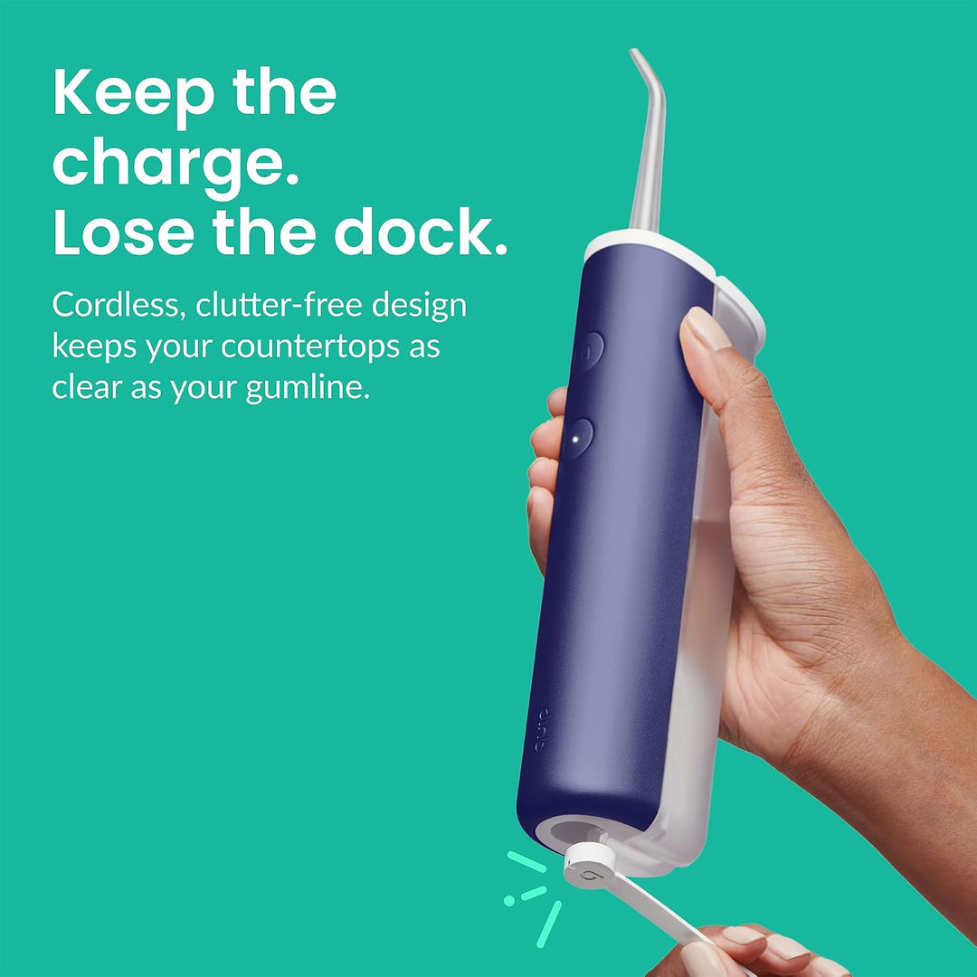 quip Flosser de agua - Irrigador dental inalámbrico con presión aju...
