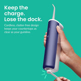 quip Flosser de agua - Irrigador dental inalámbrico con presión aju...