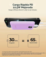 WeeFancy Cargador portátil pequeño de 10000 mAh, mini banco de ener...