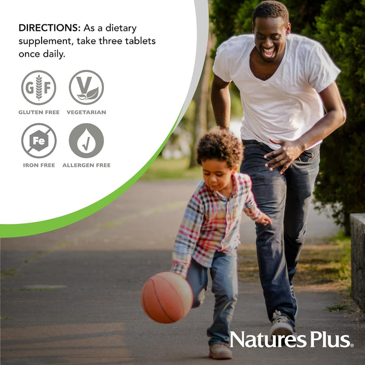 NaturesPlus Source of Life - Sin hierro - 90 tabletas - Suplemento...