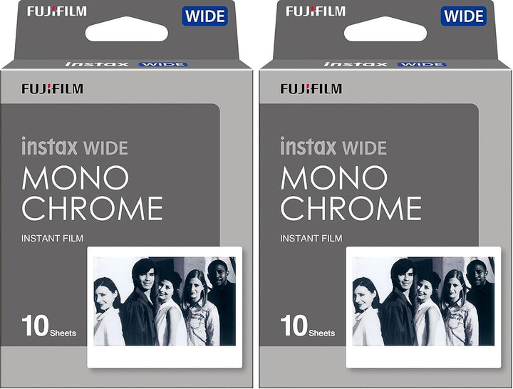Fujifilm Película monocromática ancha Instax - 10 exposiciones (paq...