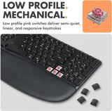 Teclado ergonómico mecánico de bajo perfil X9 Performance - (BT + 2...