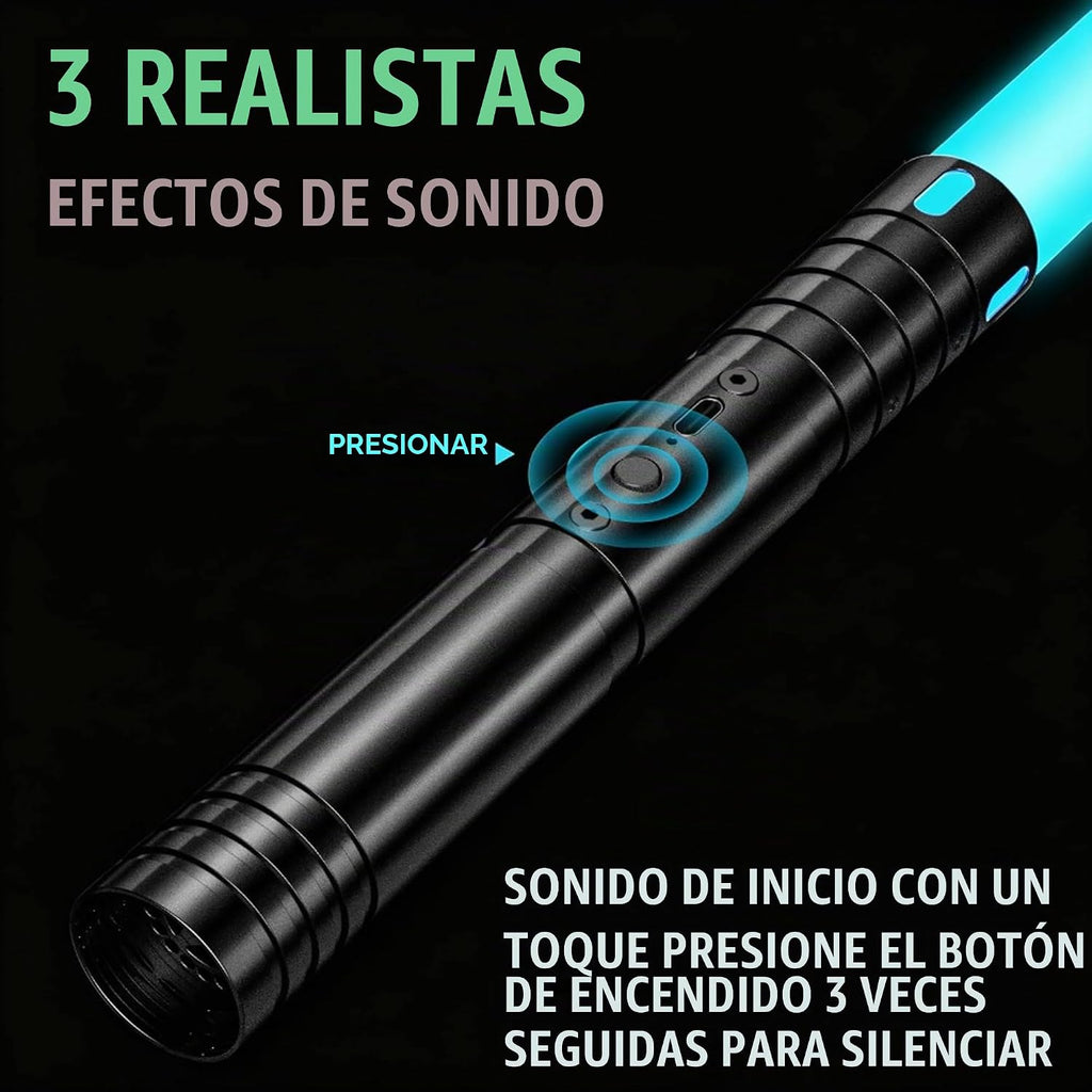 Lightasaber, espada recargable de juguete para niños, regalo de Navidad de Halloween, cosplay